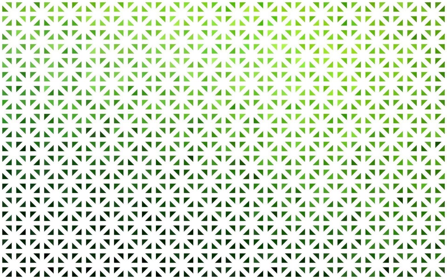 textura de vector verde claro en estilo triangular.