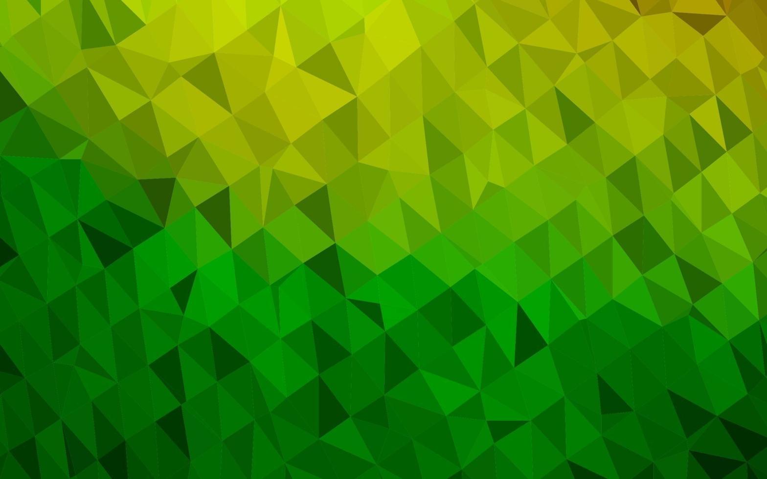 vector verde claro brillante patrón triangular.