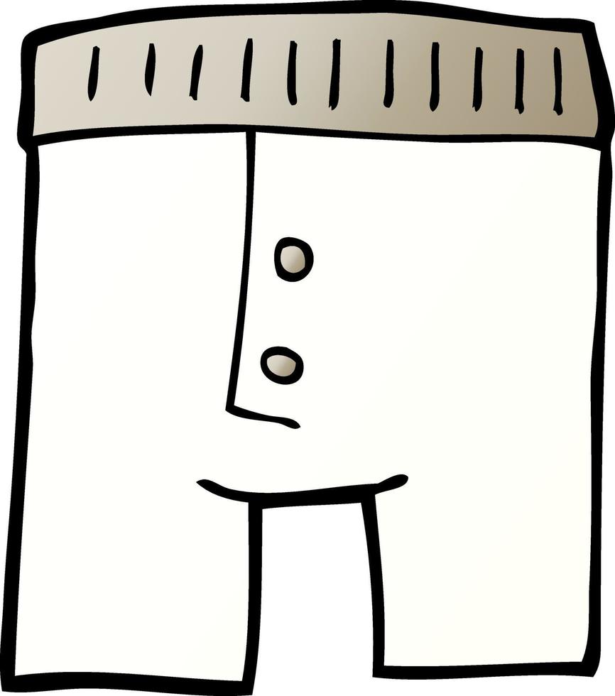 cartoon doodle underwear vector