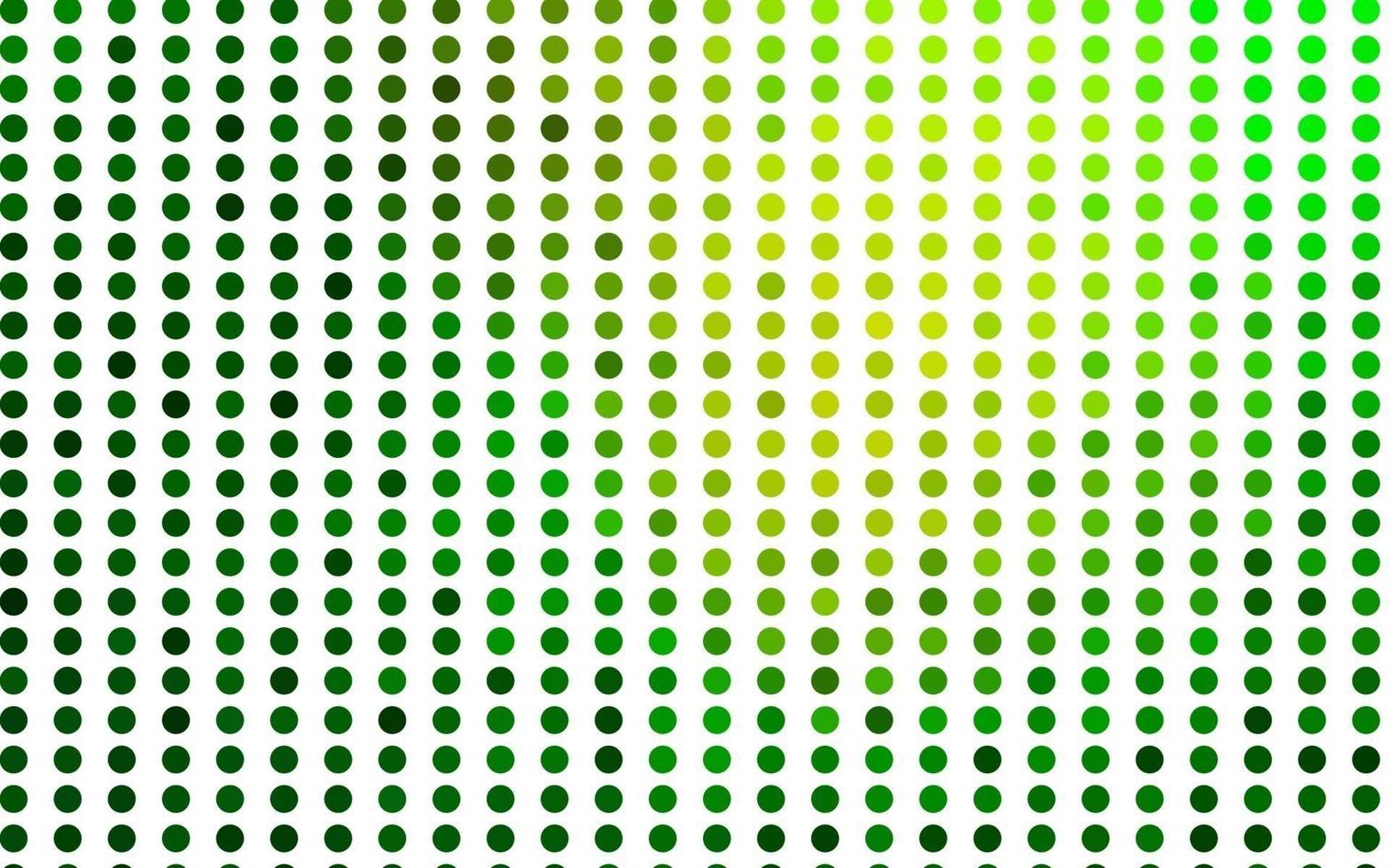 Light Green vector cover with spots.