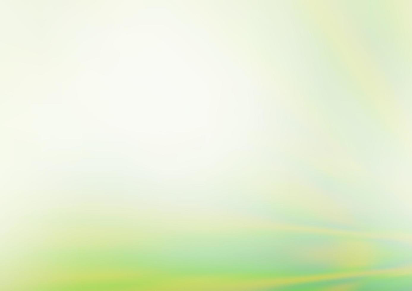 Light Green vector blurred shine abstract background.