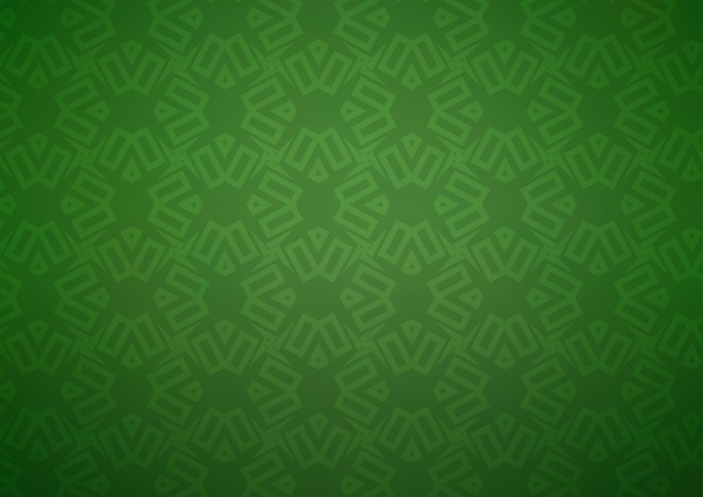 plantilla de vector verde claro con triángulos, cuadrados.