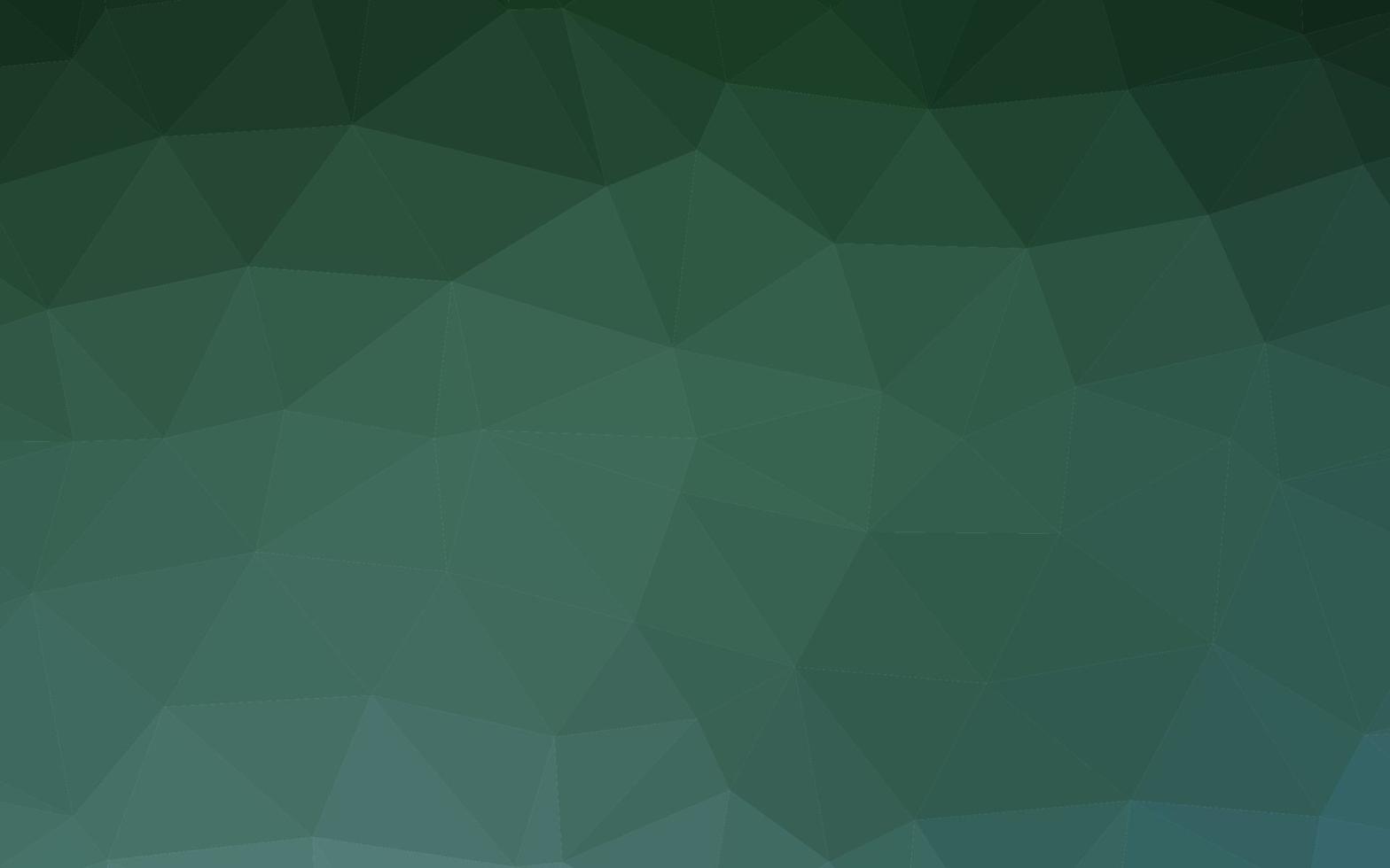 Light Green vector polygonal template.