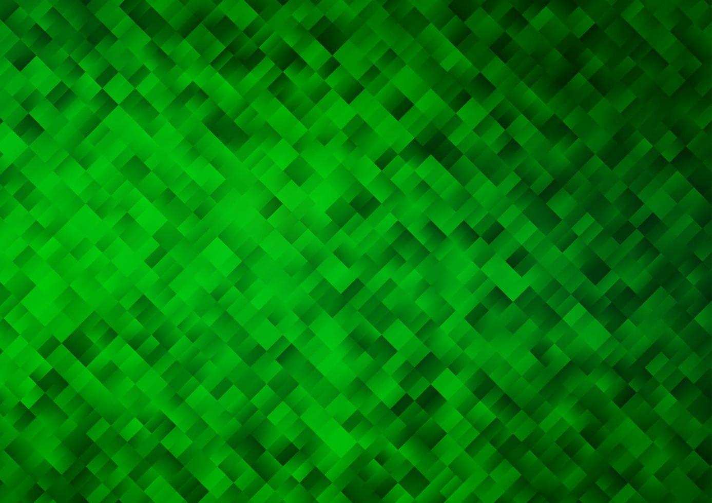 textura de vector verde claro en estilo rectangular.