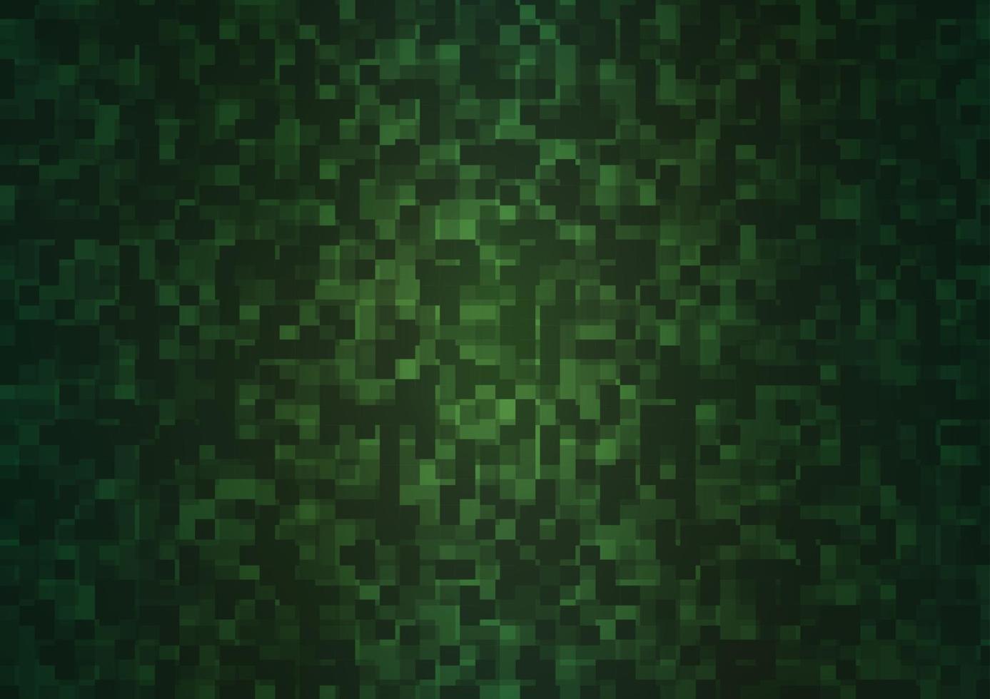 textura de vector verde claro en estilo rectangular.