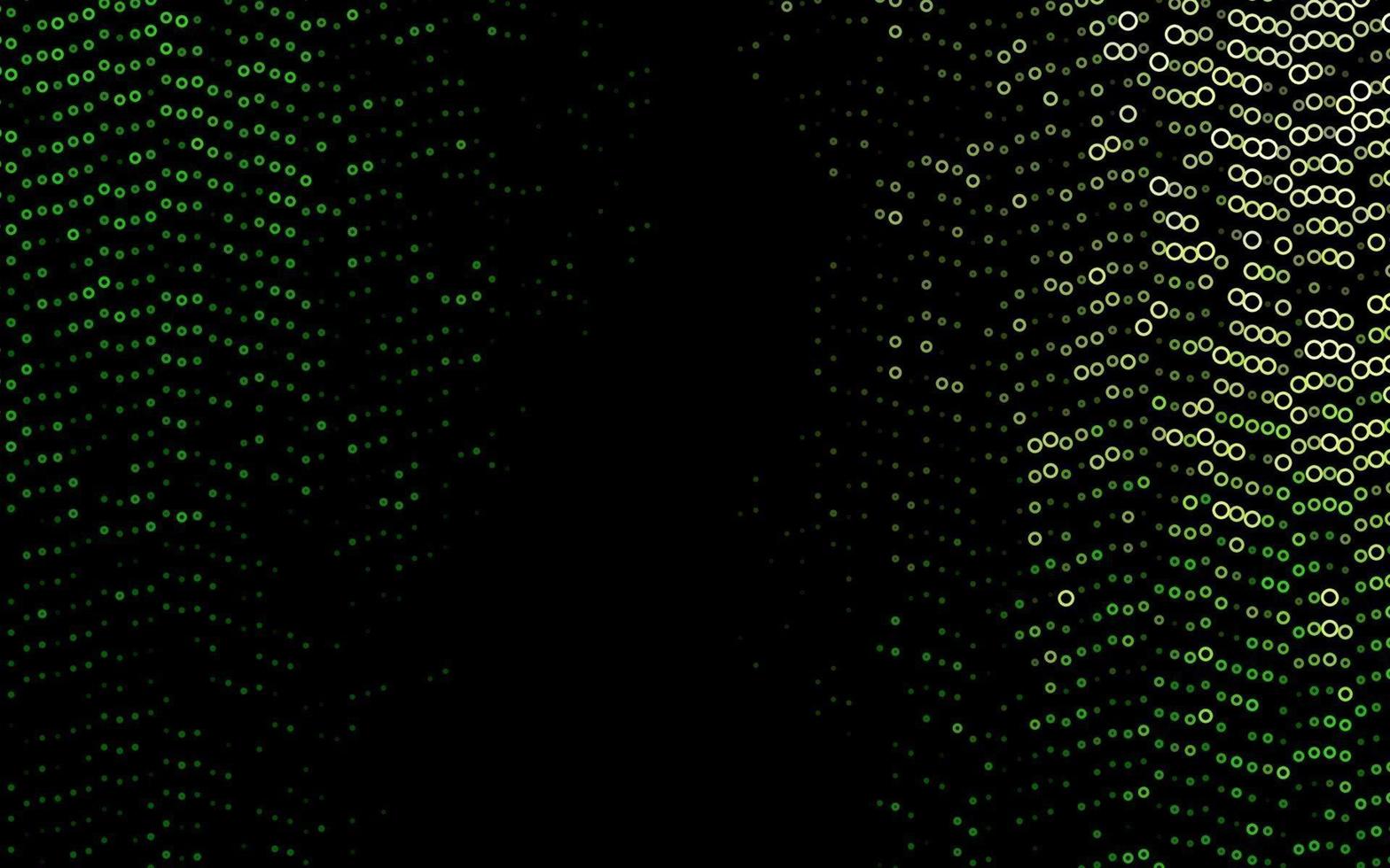 Light Green vector template with circles.