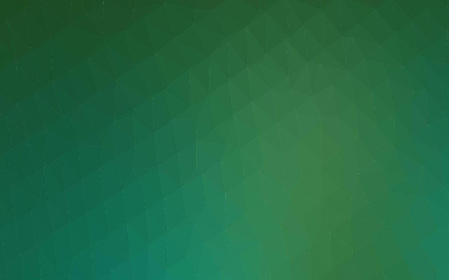 Light Green vector triangle mosaic template.