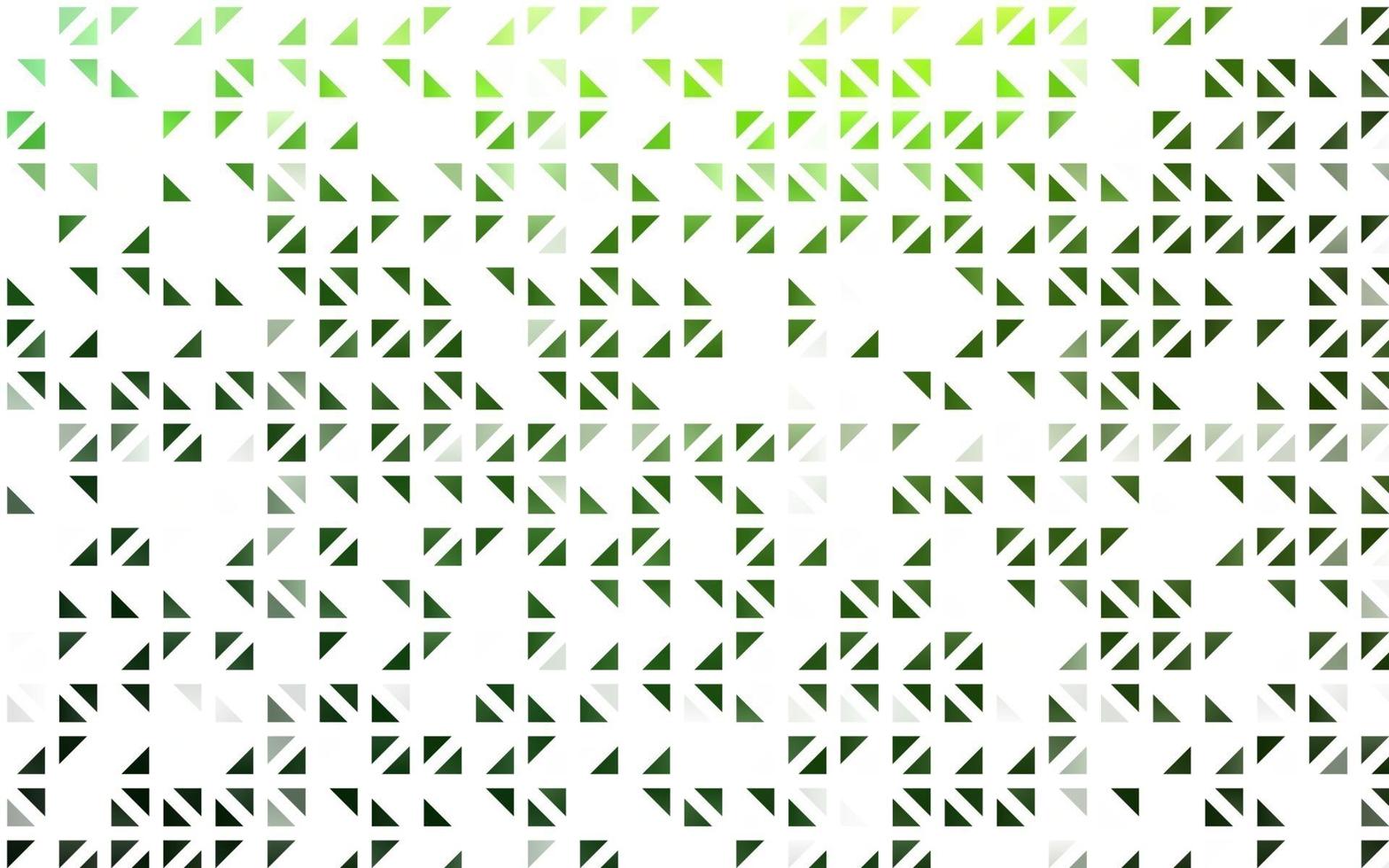 Light Green vector backdrop with lines, triangles.