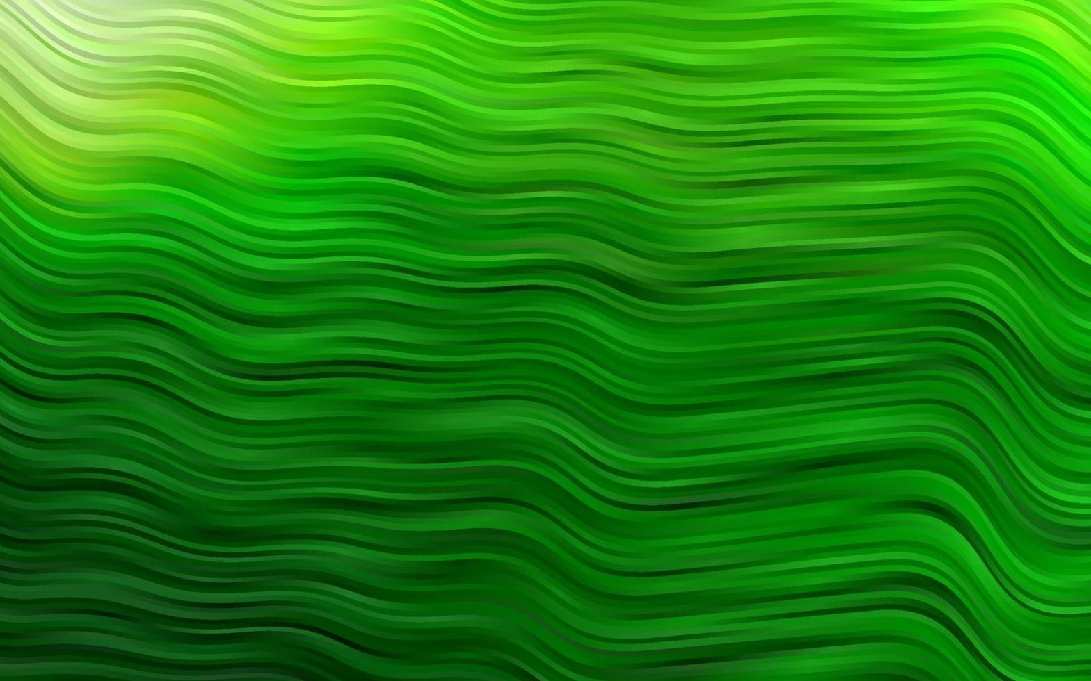 Light Green vector template with bent ribbons.