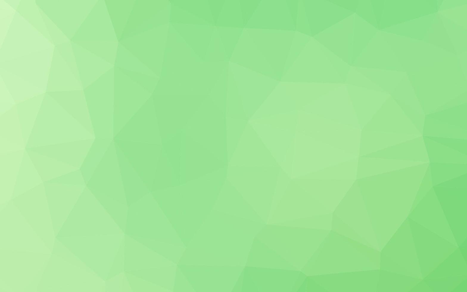 Light Green vector low poly layout.
