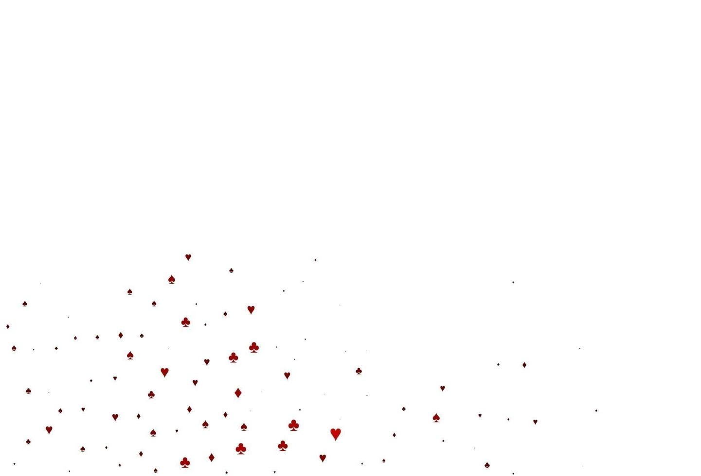Light Green, Red vector texture with playing cards.