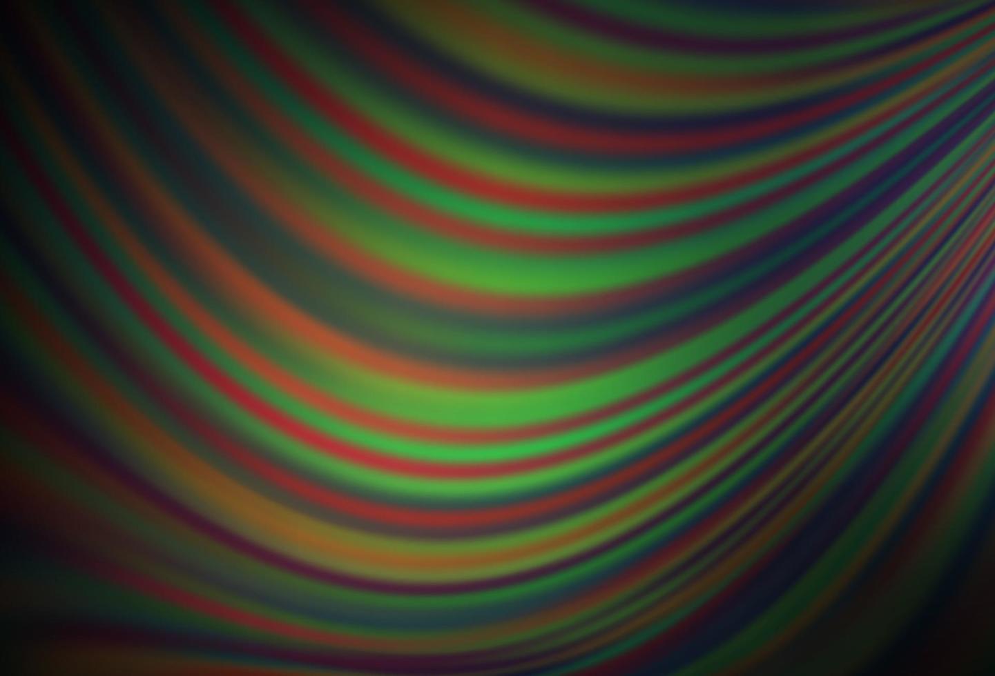 Dark Green, Red vector template with bent ribbons.