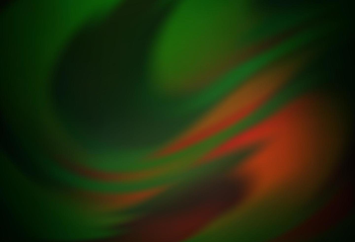 Dark Green, Yellow vector blurred shine abstract template.