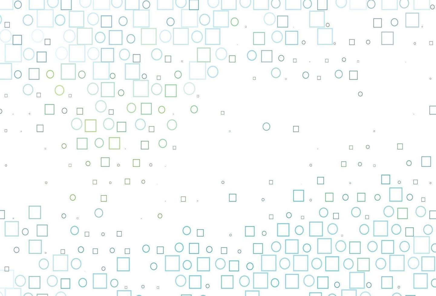 Light Green, Yellow vector texture with disks, rectangles.