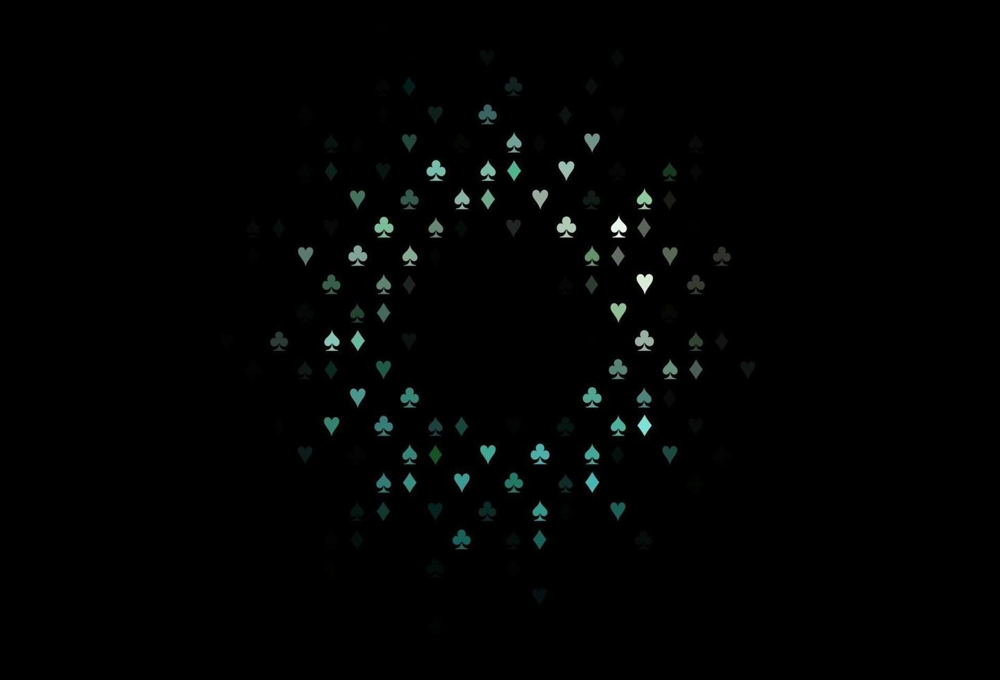 Dark Green, Yellow vector layout with elements of cards.