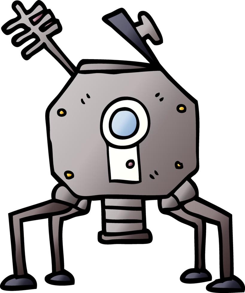 cartoon doodle space rocket vector