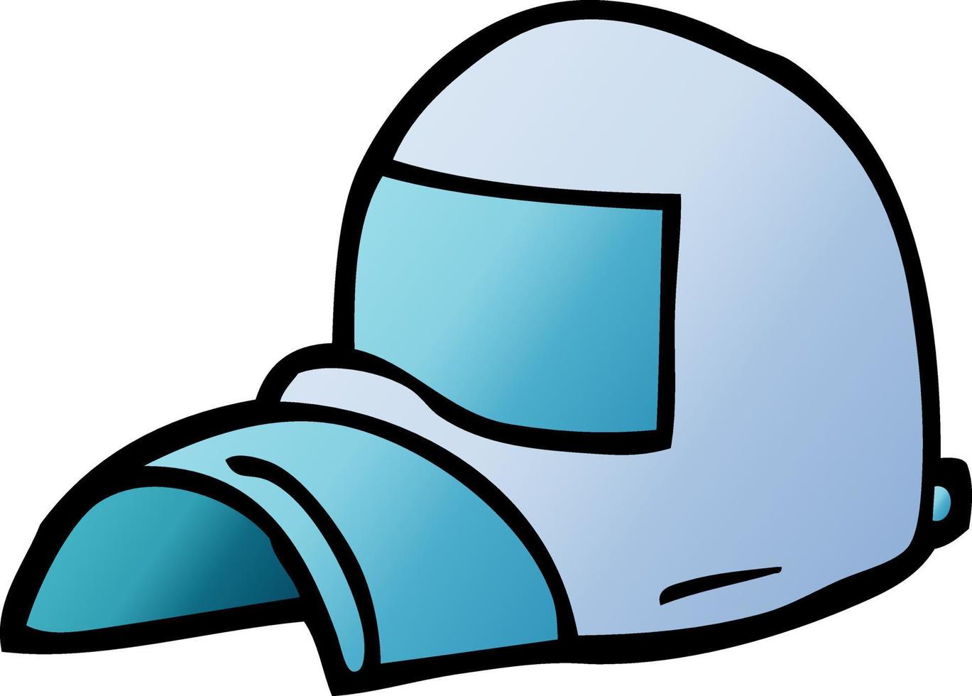 cartoon doodle cap vector