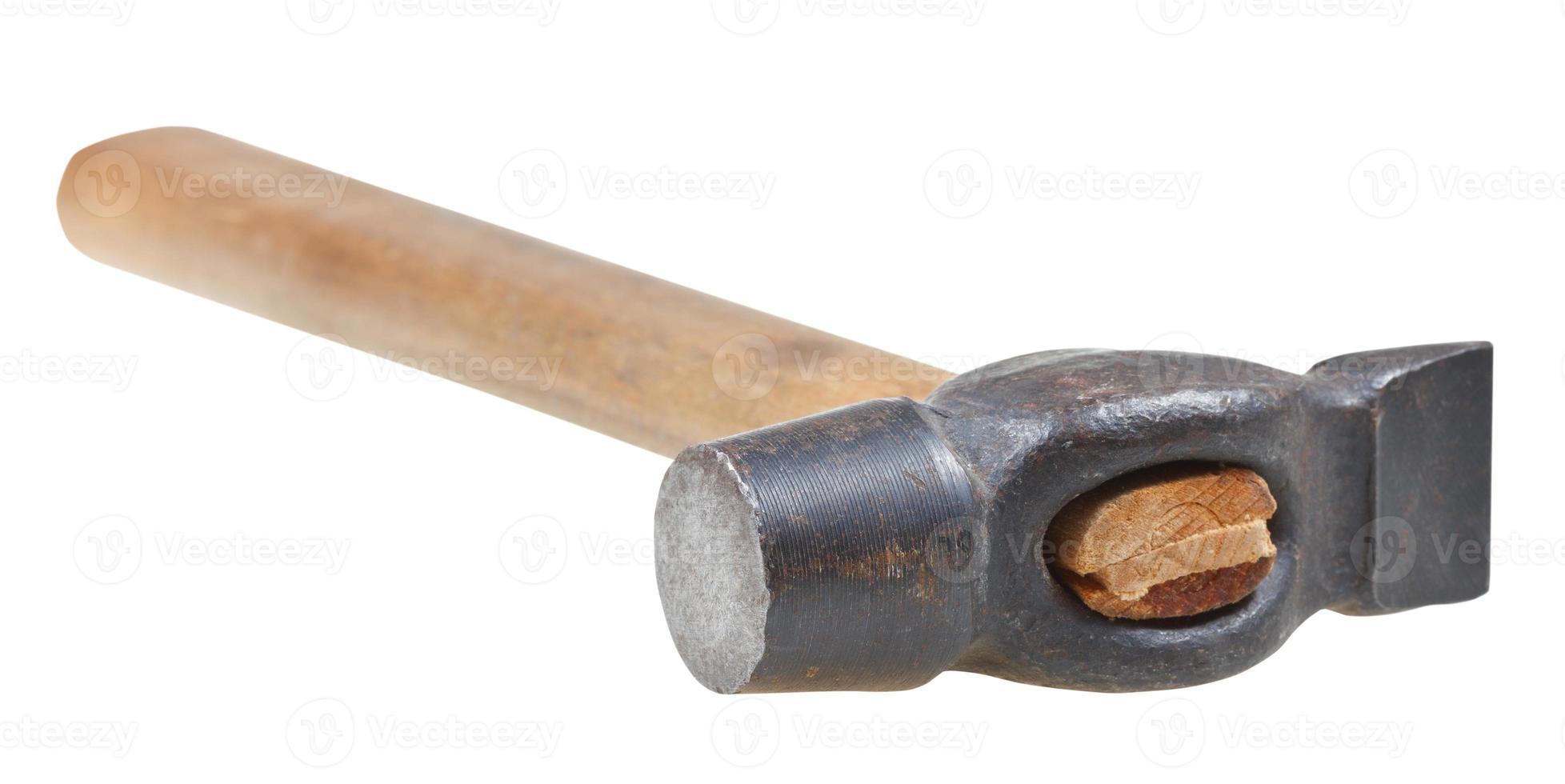 head of Cross Peen Hammer with round face close up photo