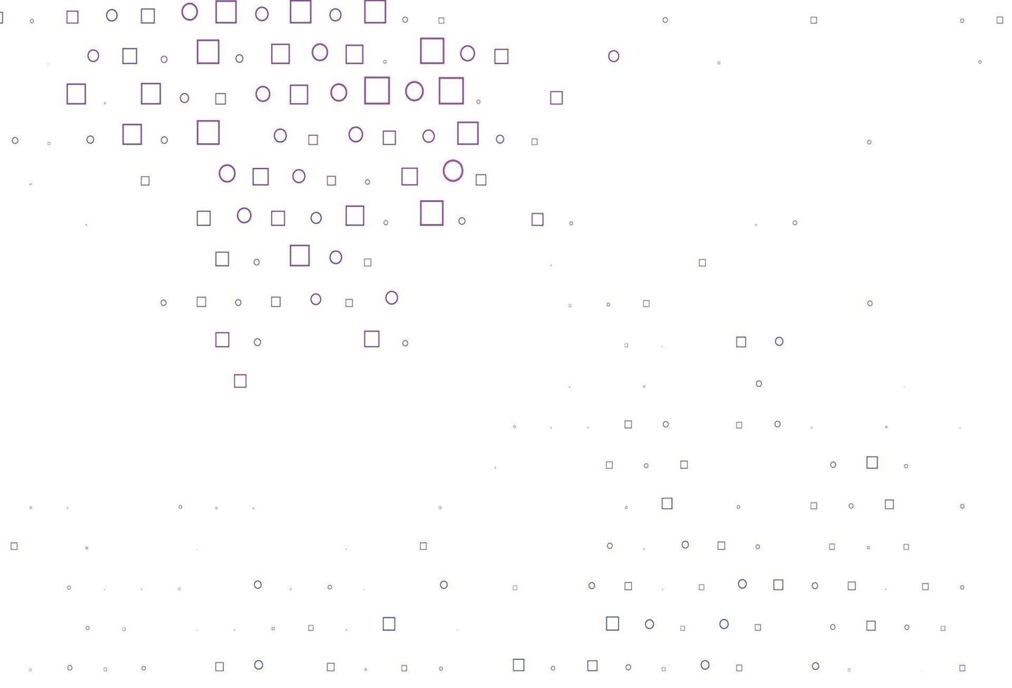 Light Purple vector texture with disks, rectangles.