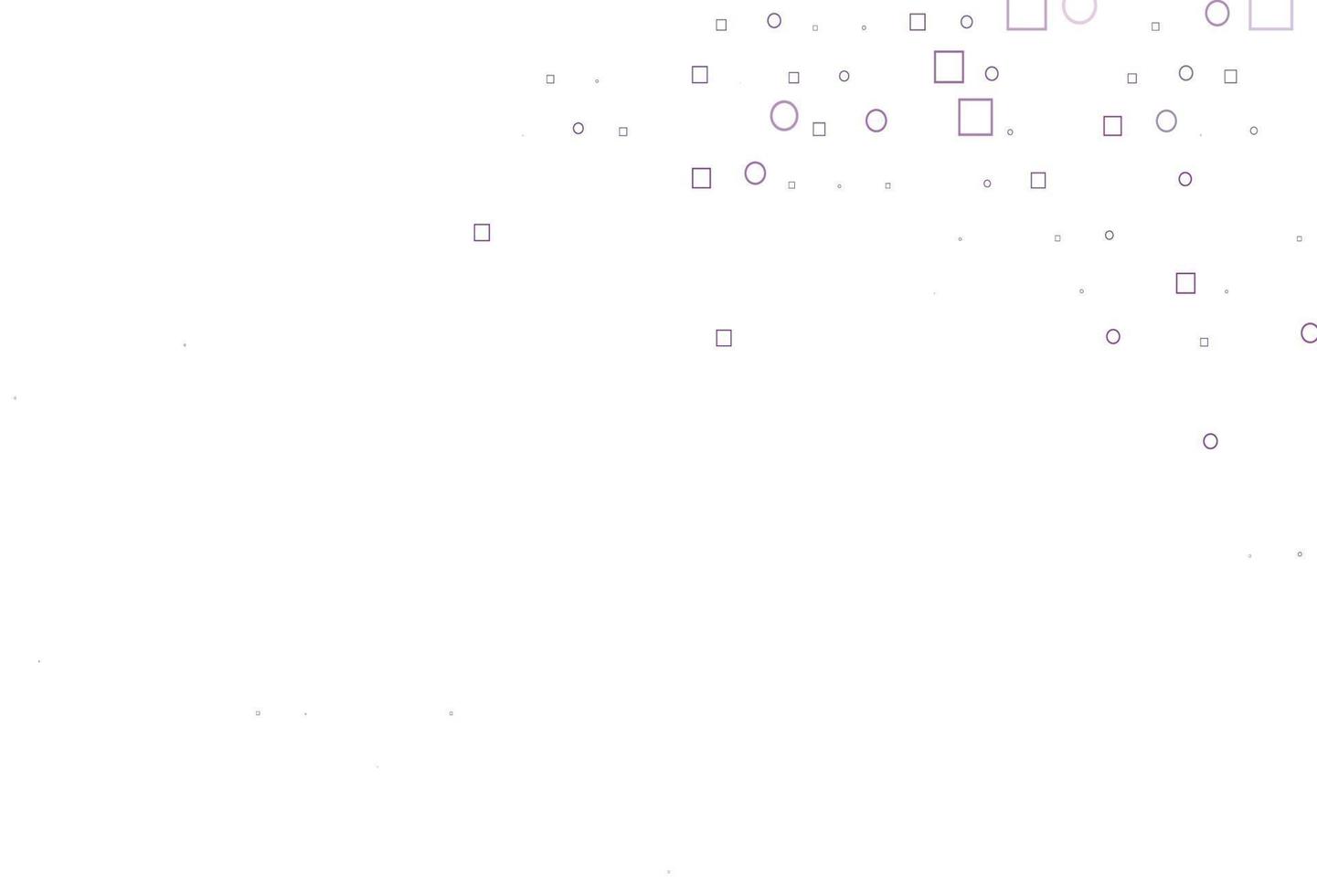 Light Purple vector layout with circle spots, cubes.