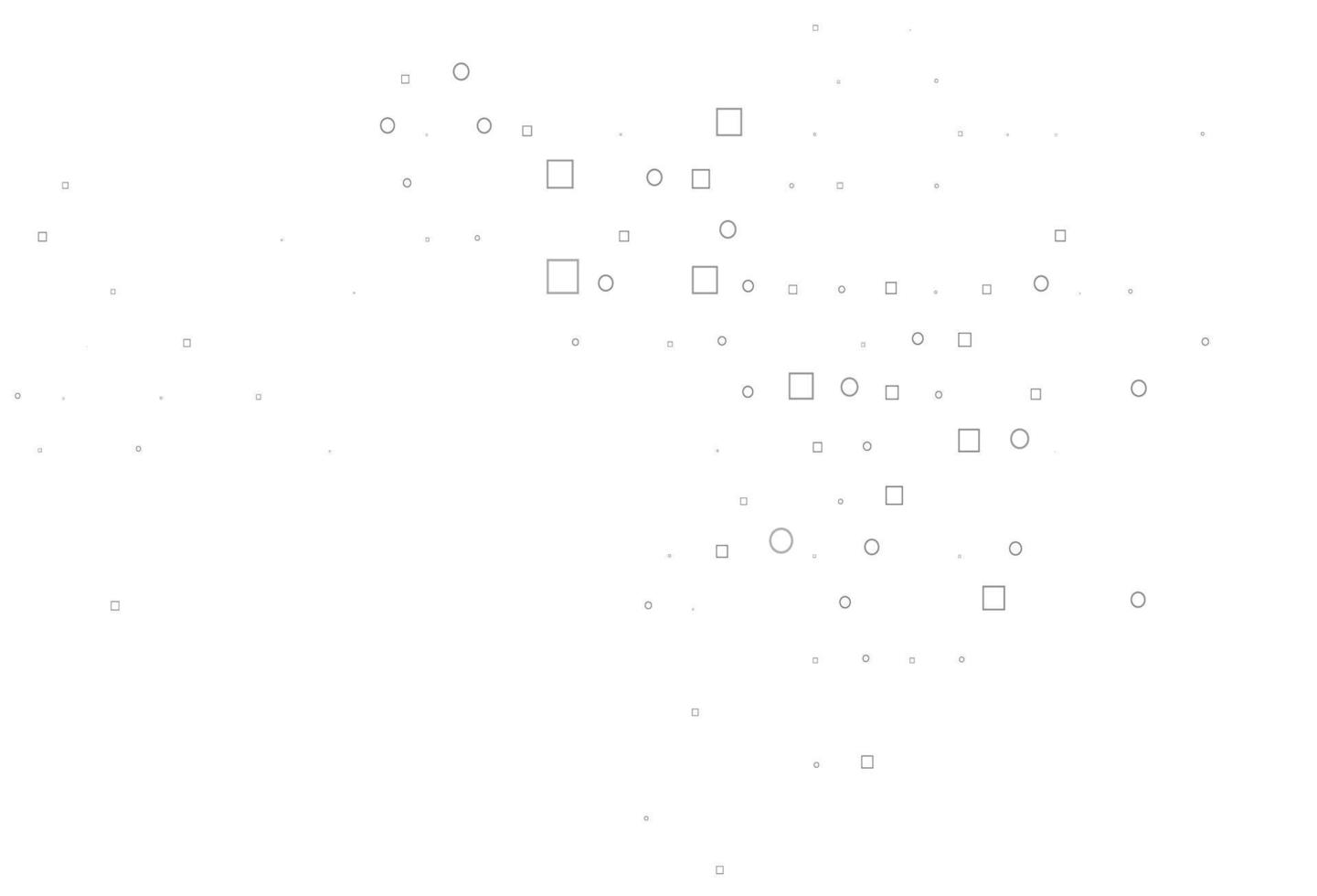Light Silver, Gray vector texture with disks, rectangles.