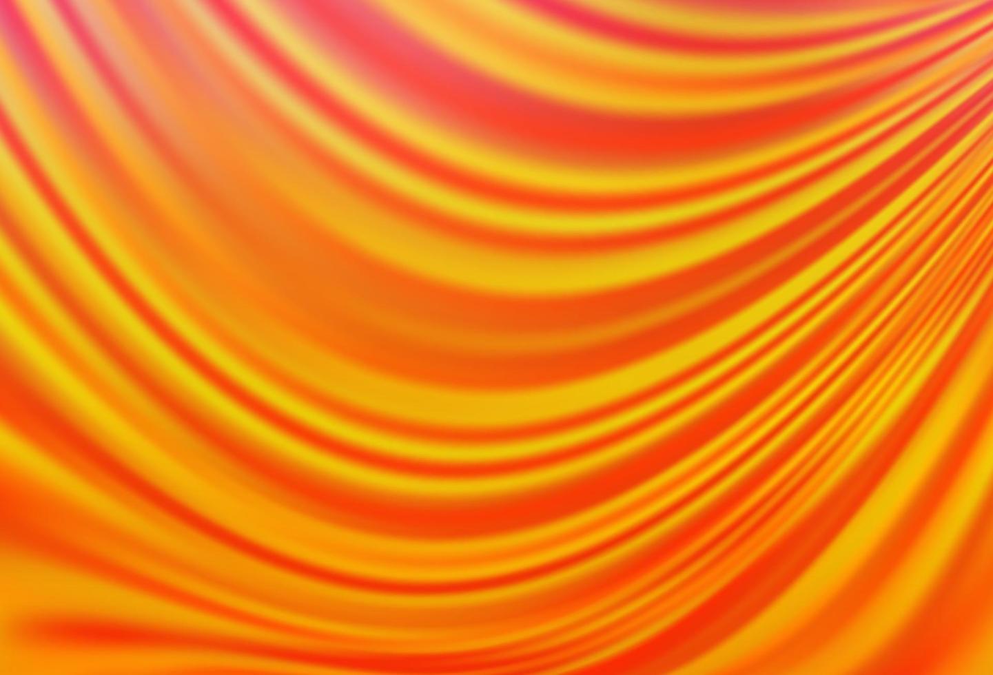 Light Orange vector background with bent lines.