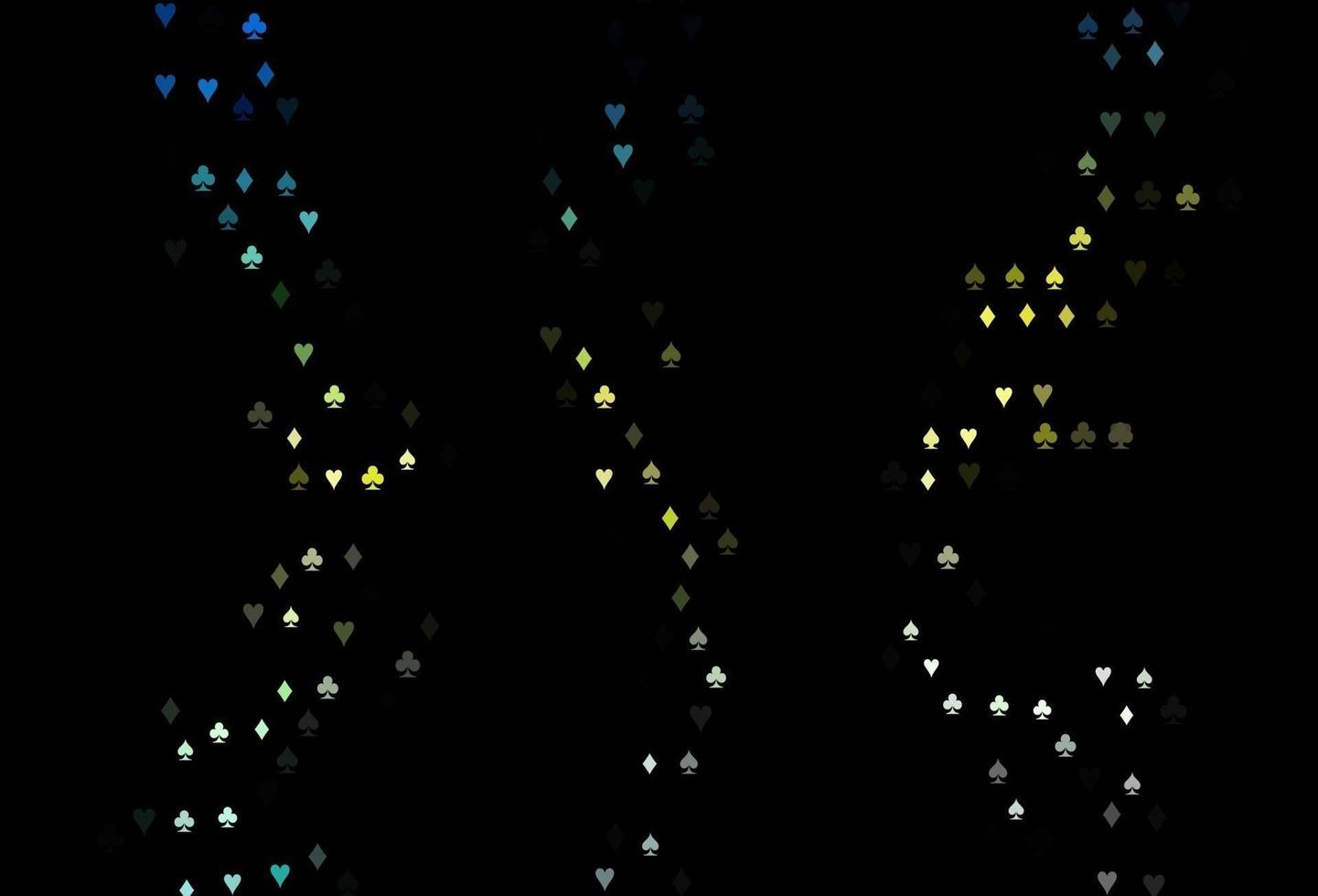 Dark Blue, Yellow vector layout with elements of cards.
