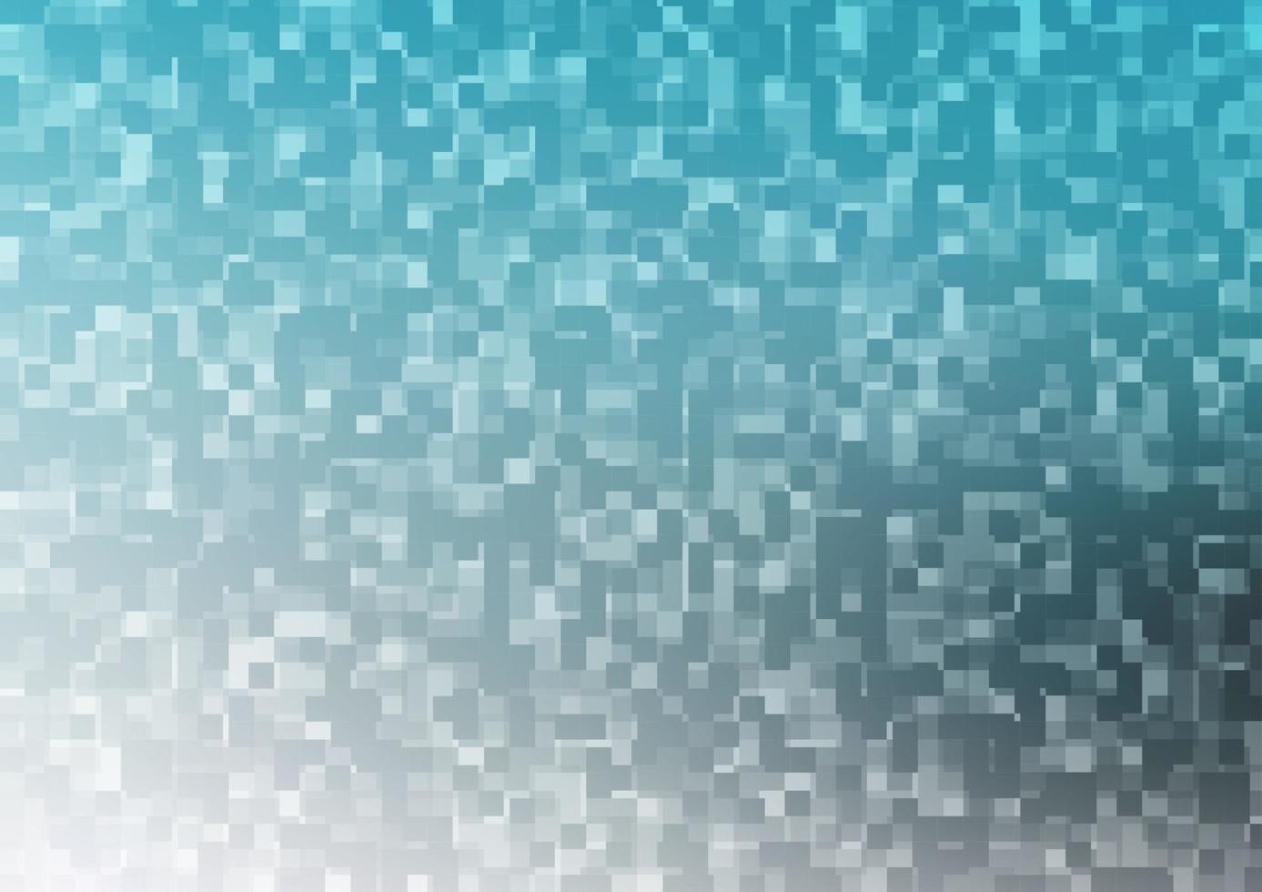 Light BLUE vector template with crystals, rectangles.