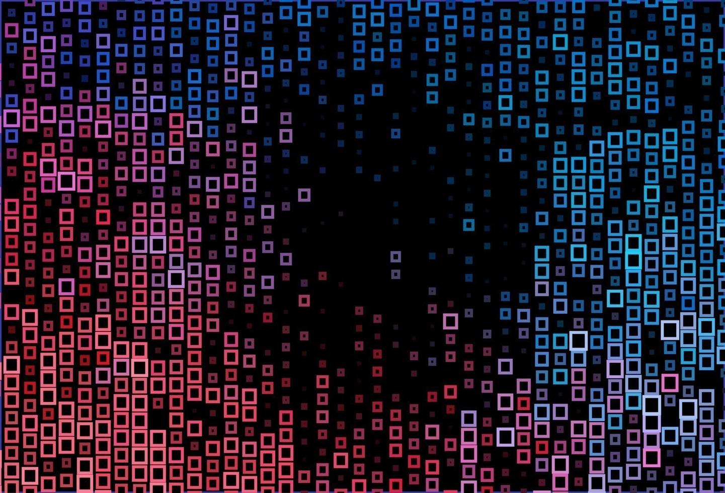 Dark Blue, Red vector background with rectangles.