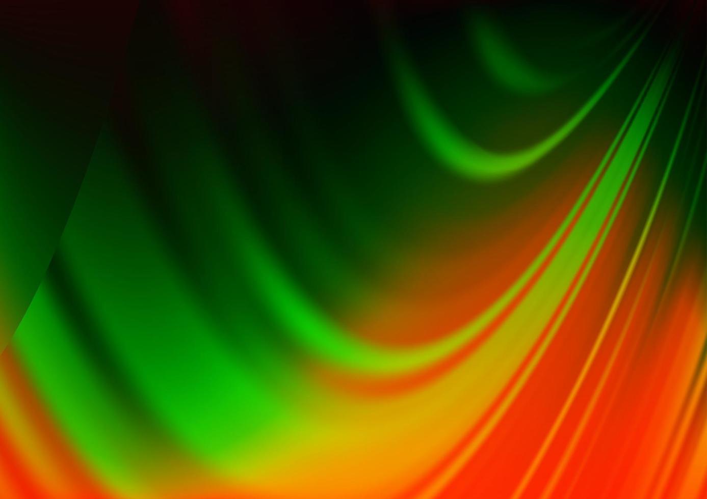 Dark Multicolor, Rainbow vector blurred shine abstract pattern.