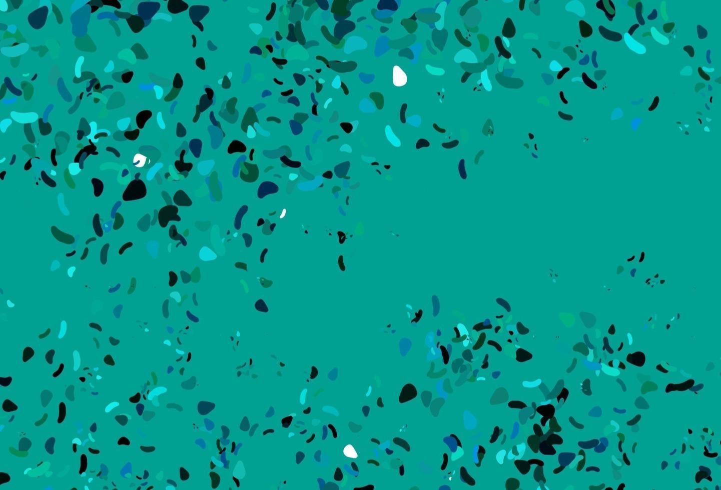 Light Blue, Green vector backdrop with abstract shapes.