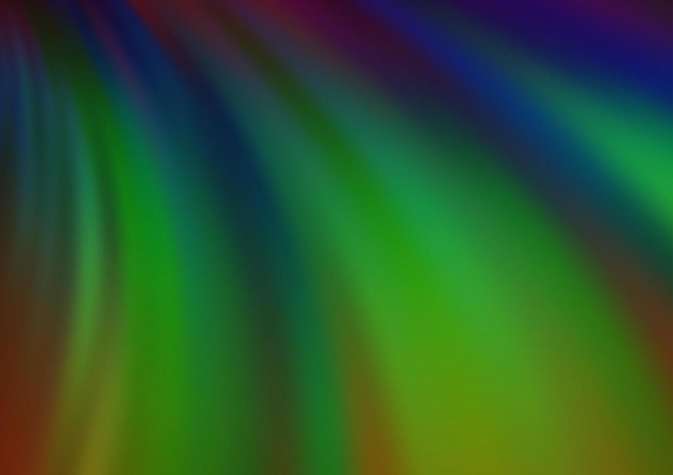 Dark Multicolor, Rainbow vector template with bubble shapes.