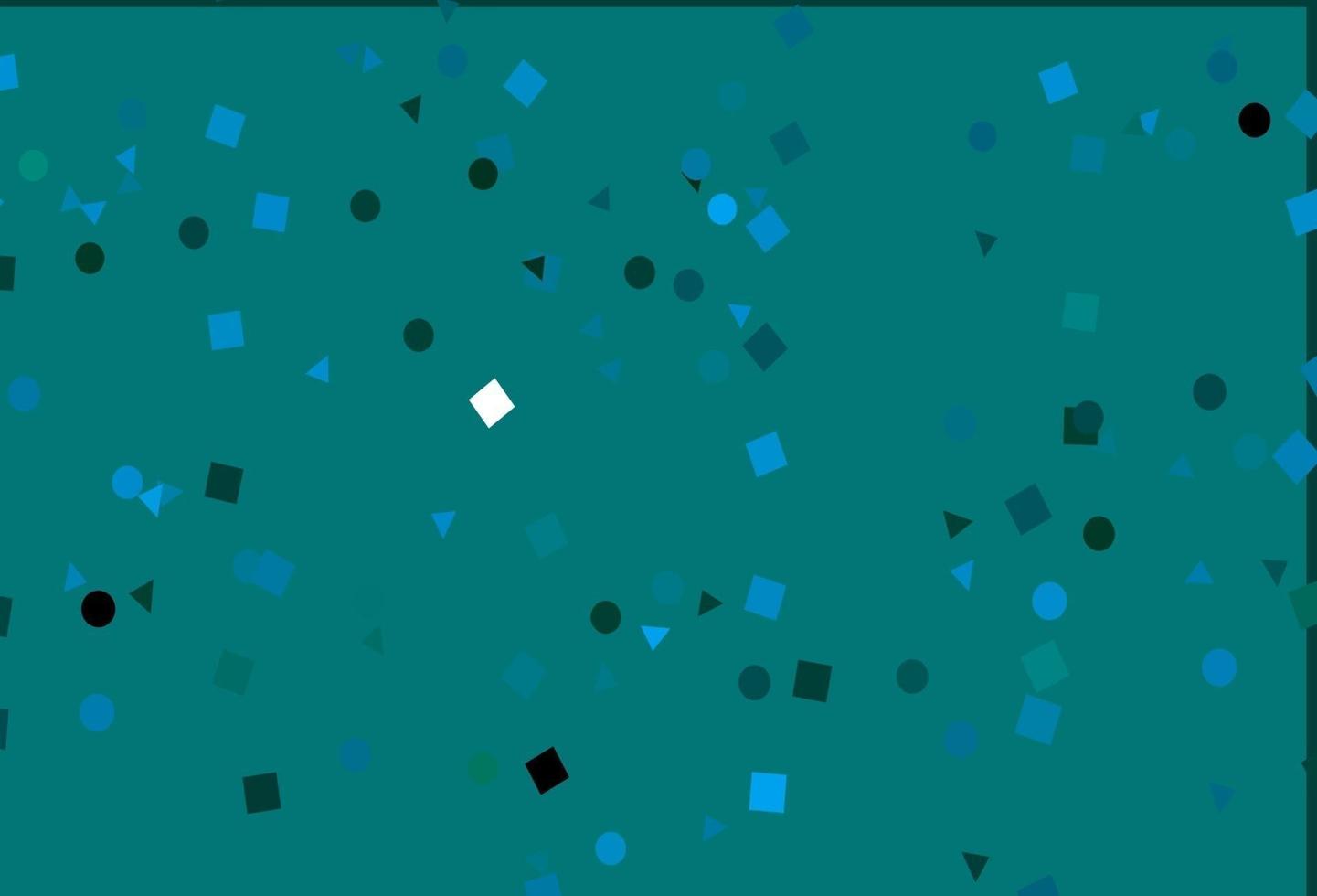 Light Blue, Green vector background with triangles, circles, cubes.