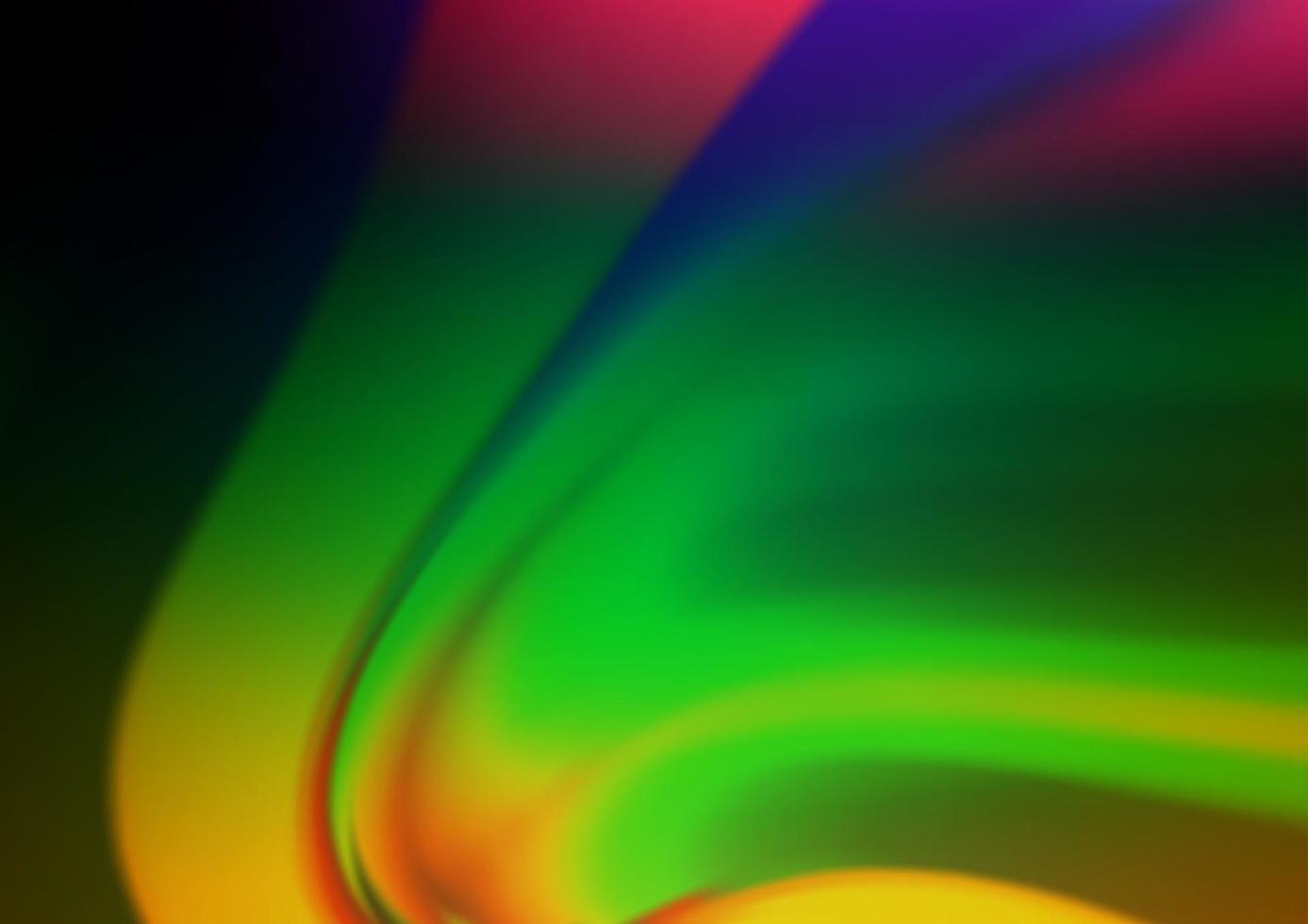 Dark Multicolor, Rainbow vector blurred bright background.