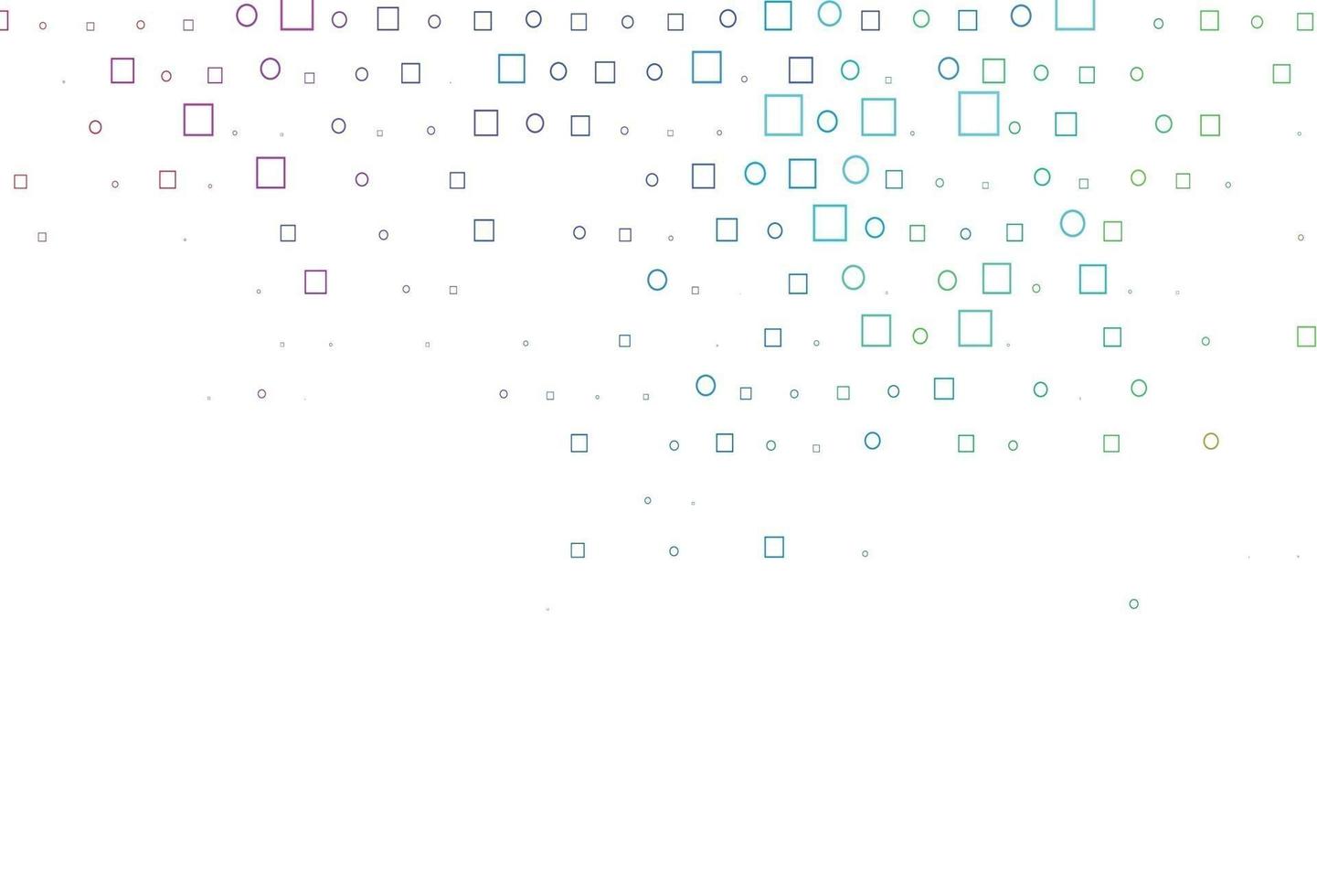Light Multicolor, Rainbow vector backdrop with dots, spots, cubes.