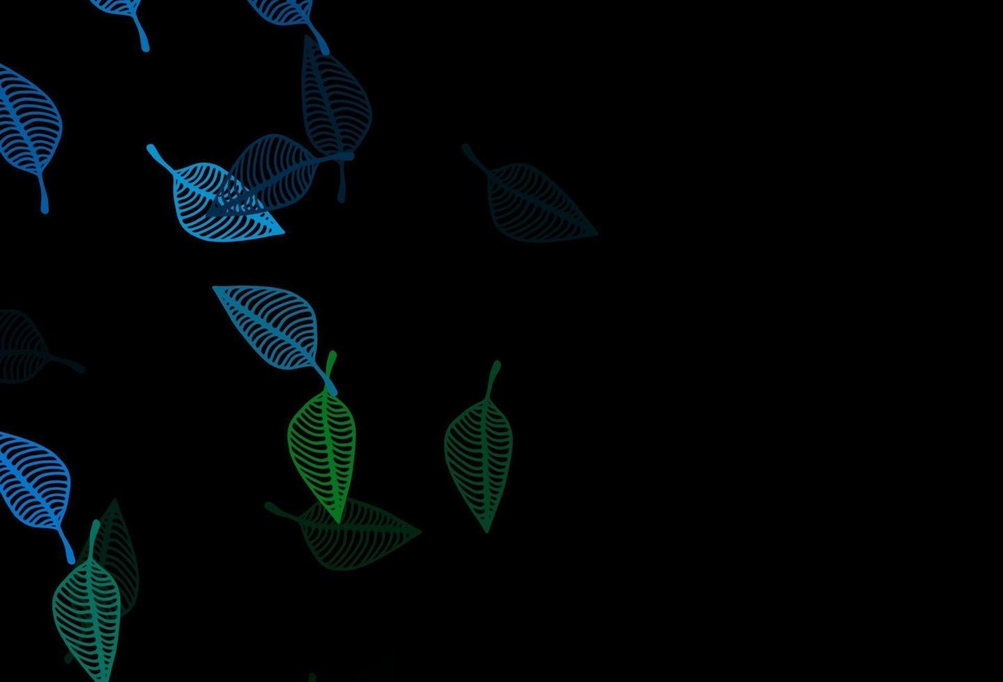 plantilla de dibujo vectorial azul oscuro y verde. vector