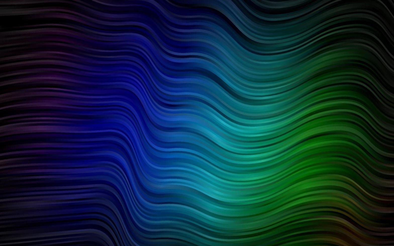 Fondo de vector de arco iris multicolor oscuro con formas de lava.