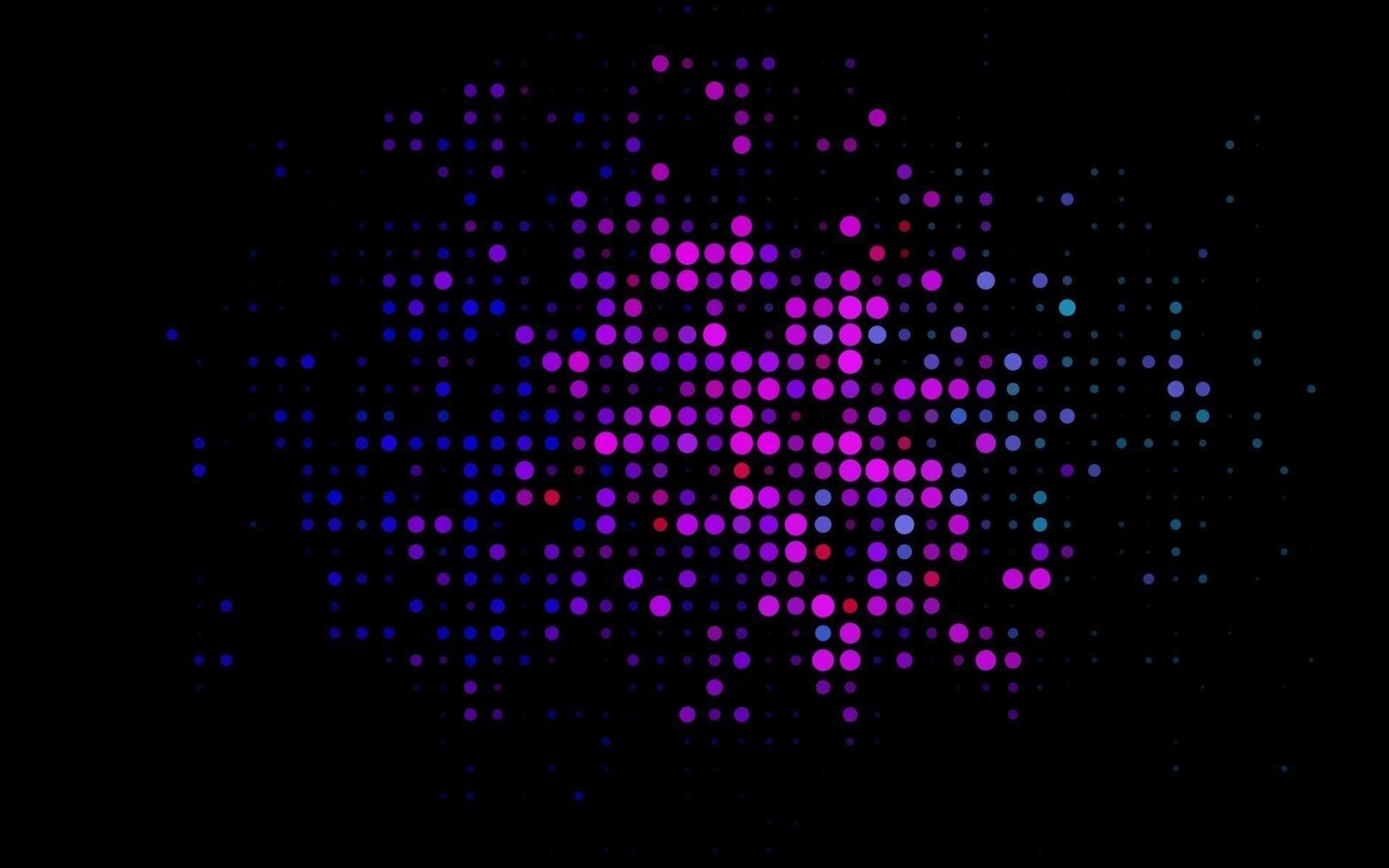 Dark Multicolor, Rainbow vector template with circles.