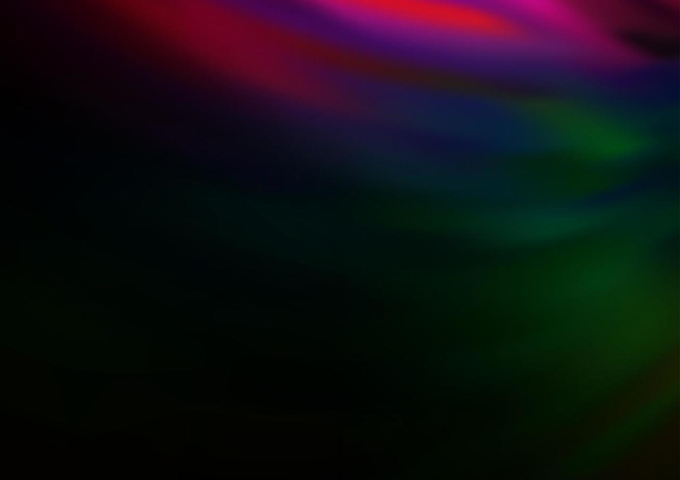 Dark Multicolor, Rainbow vector glossy abstract background.