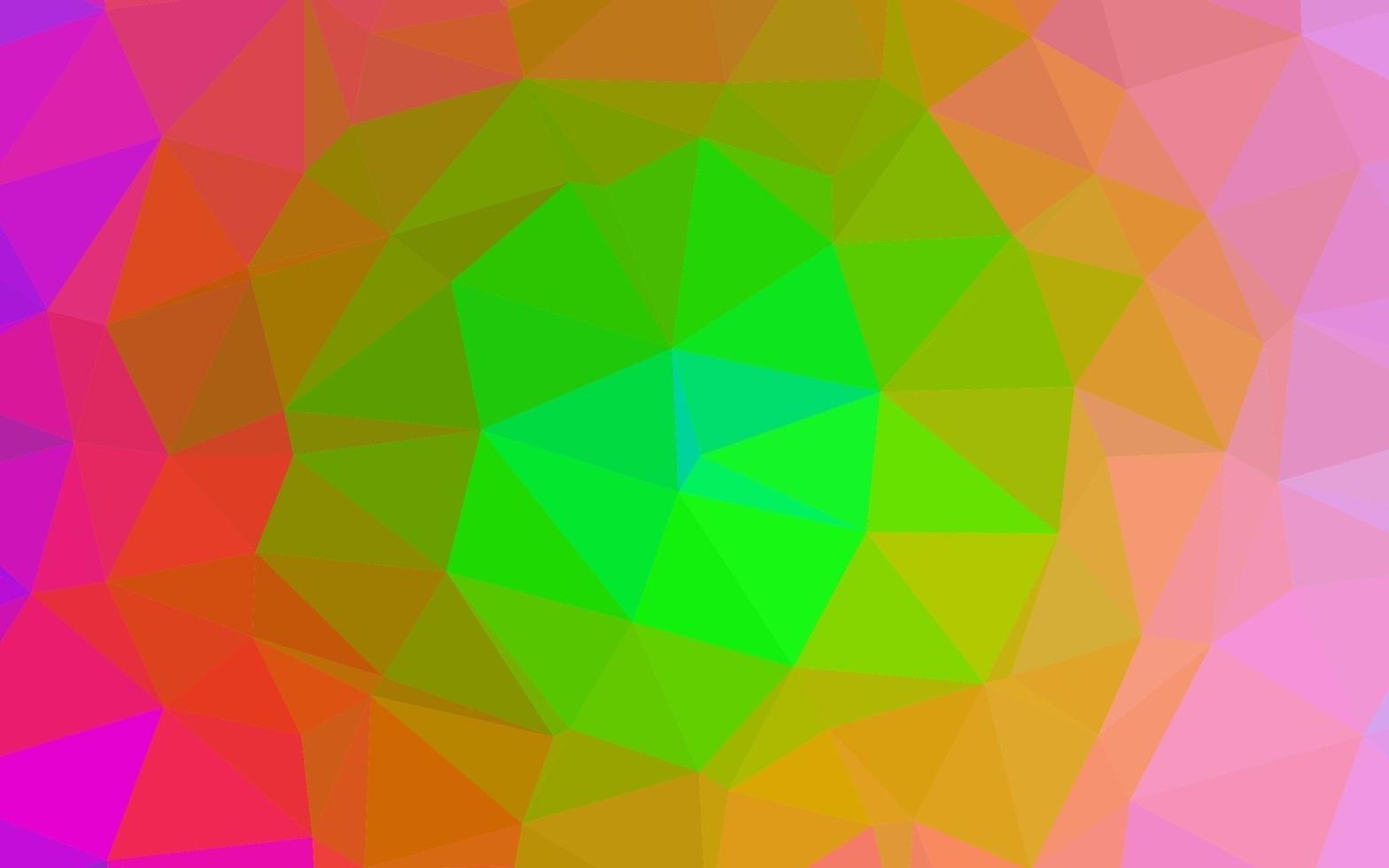 Light Multicolor, Rainbow vector polygon abstract background.