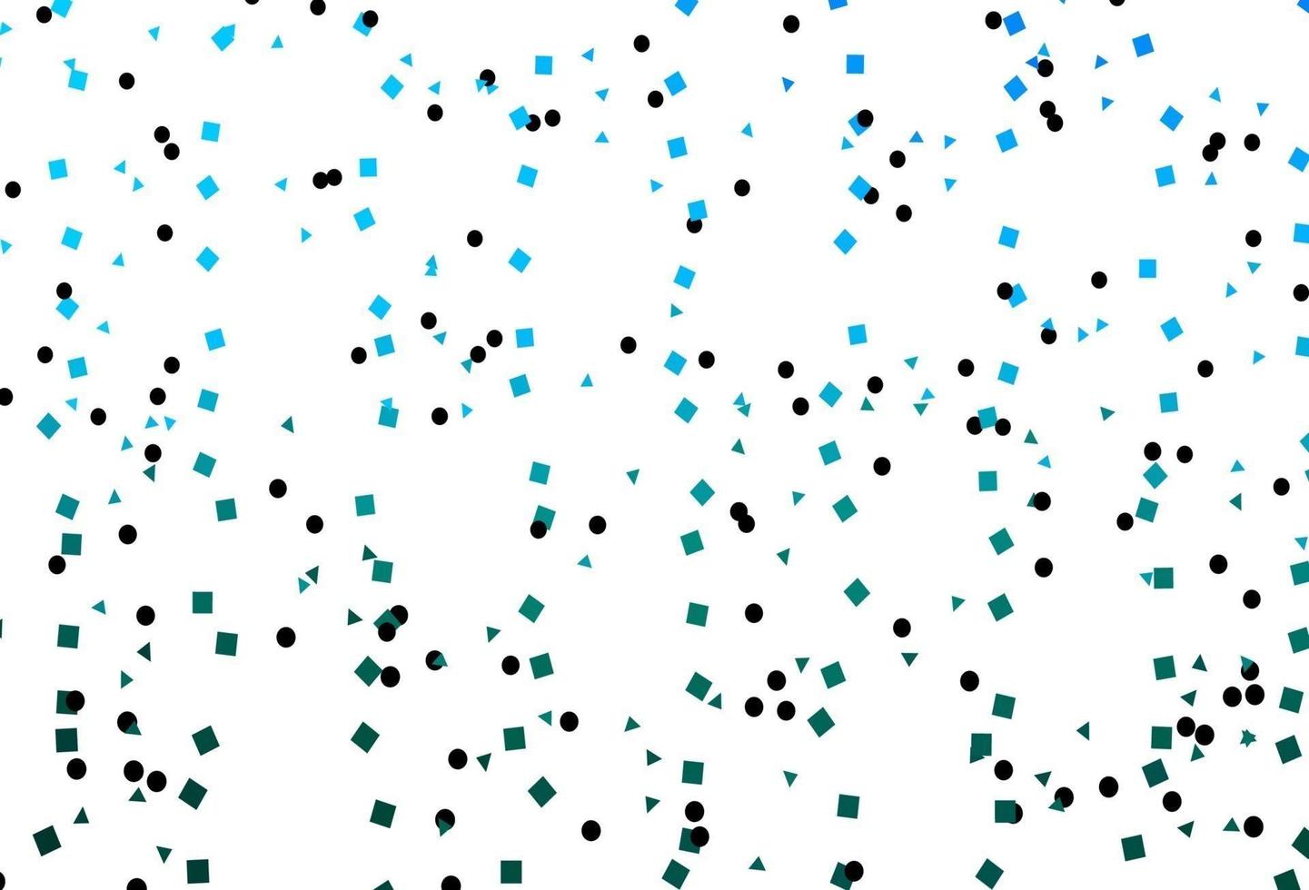 Light Blue, Green vector layout with circles, lines, rectangles.
