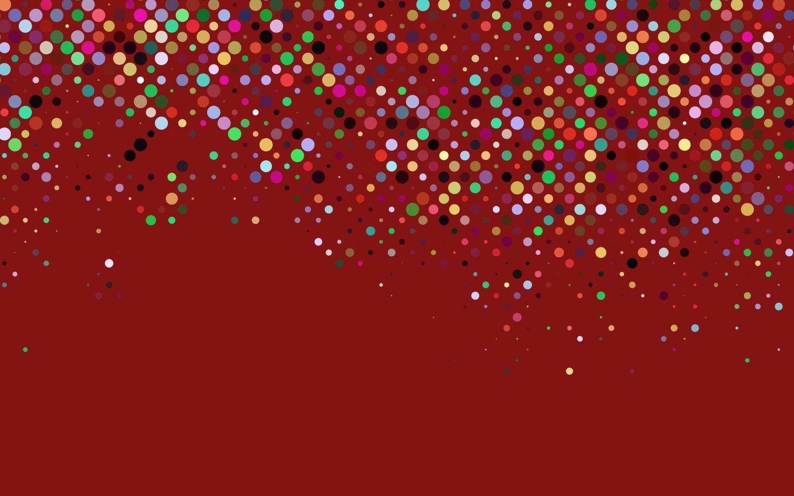 Light Multicolor, Rainbow vector texture with disks.