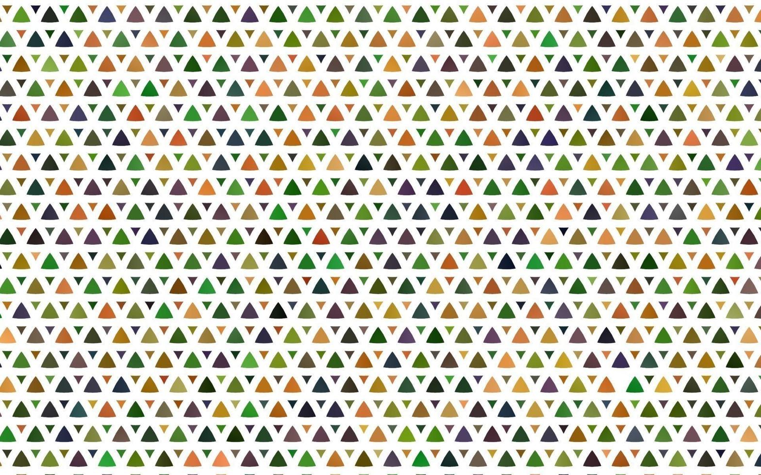 Light Multicolor, Rainbow vector seamless texture in triangular style.