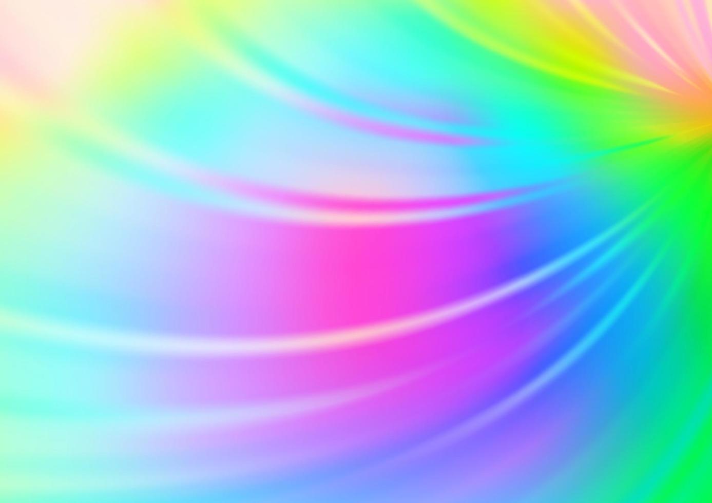 Light Multicolor, Rainbow vector blurred and colored template.