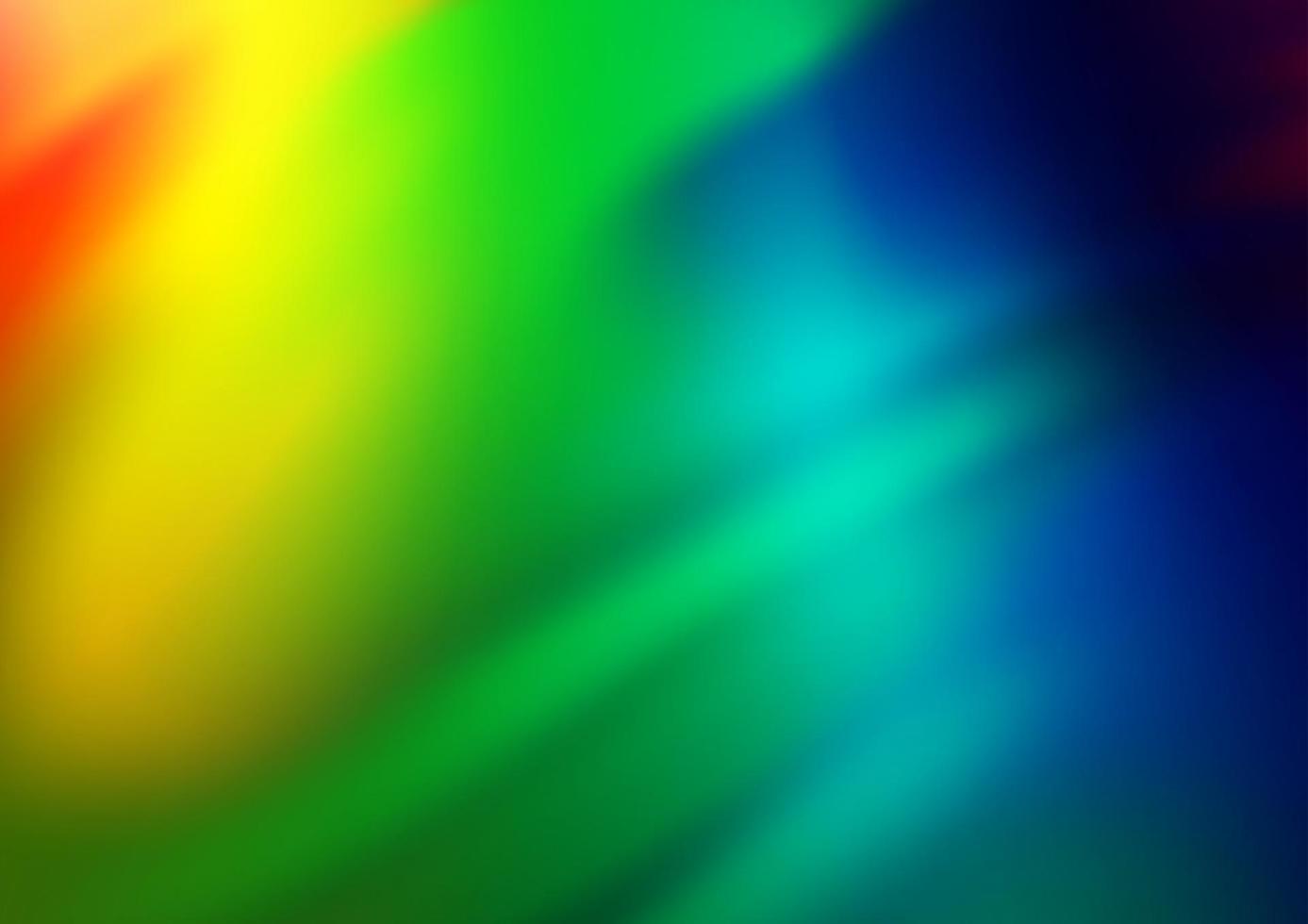 Light Multicolor, Rainbow vector blurred shine abstract background.