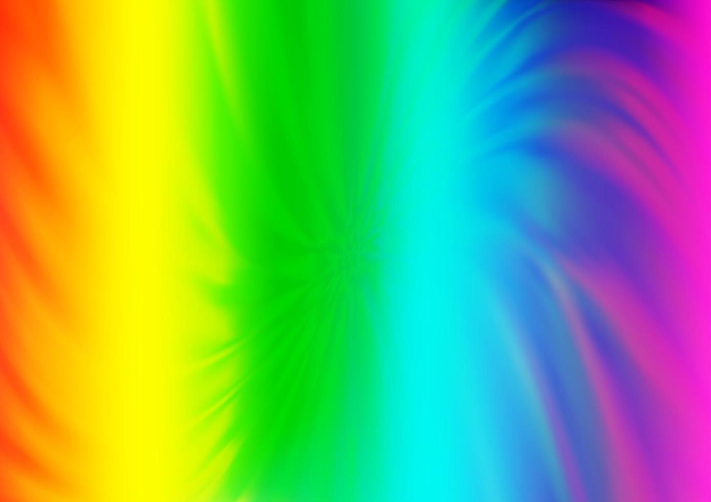 Light Multicolor, Rainbow vector blurred background.