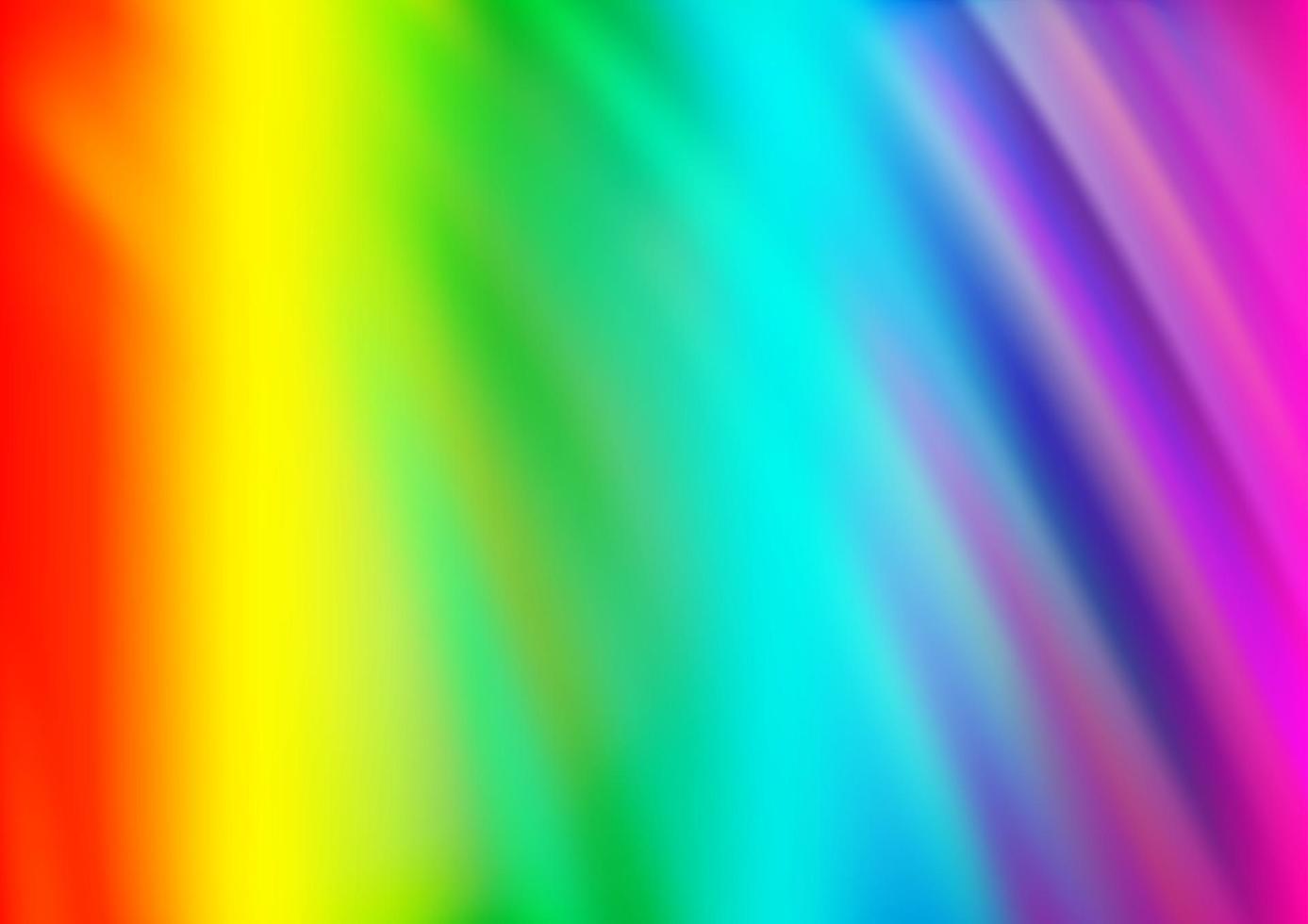 Light Multicolor, Rainbow vector background with curved circles.