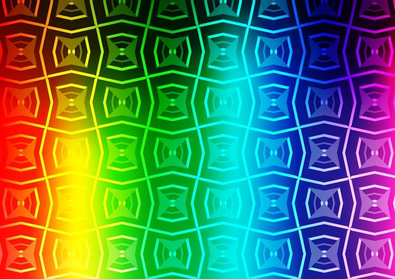 Light Multicolor, Rainbow vector pattern with narrow lines.