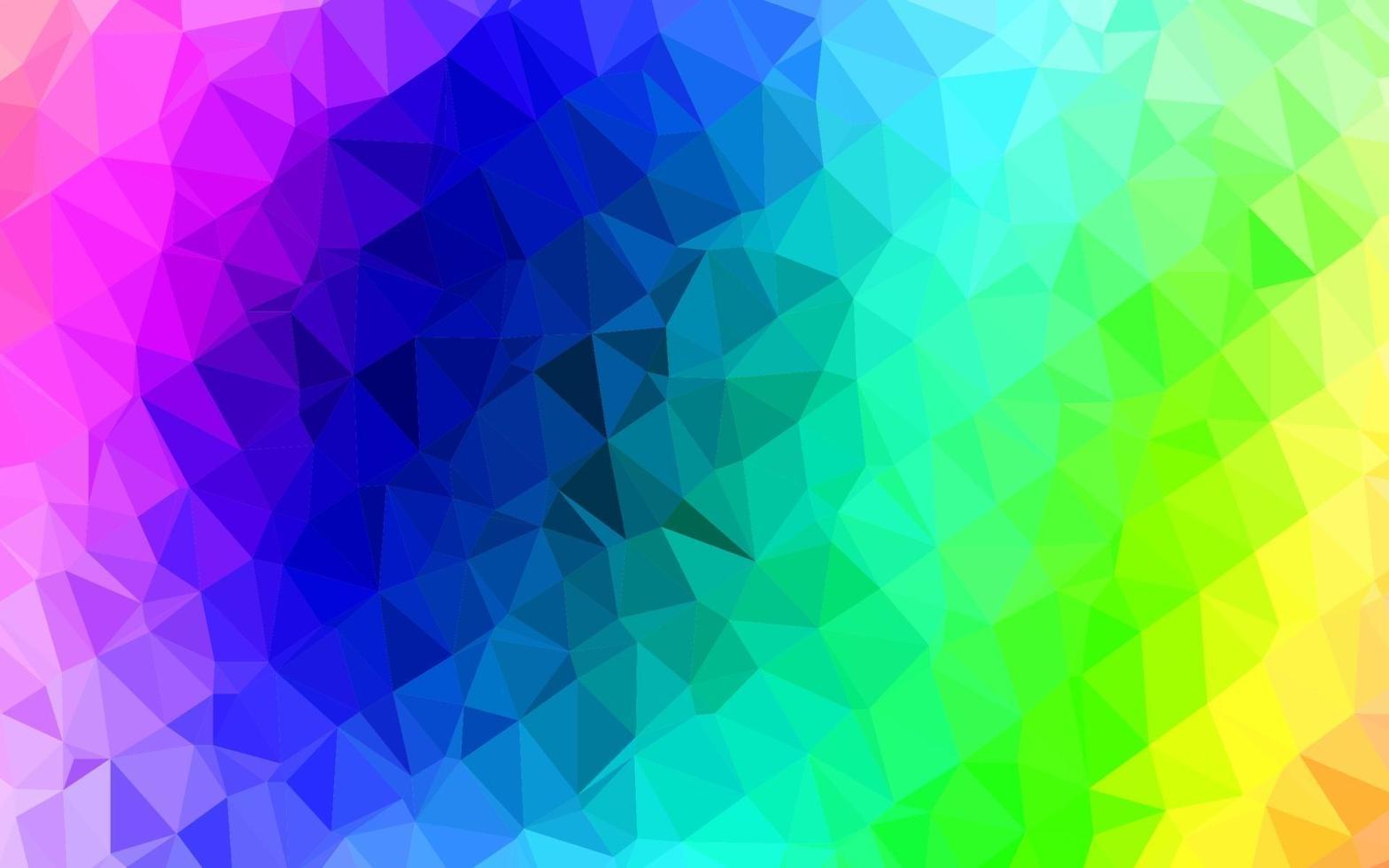 Light Multicolor, Rainbow vector abstract mosaic backdrop.