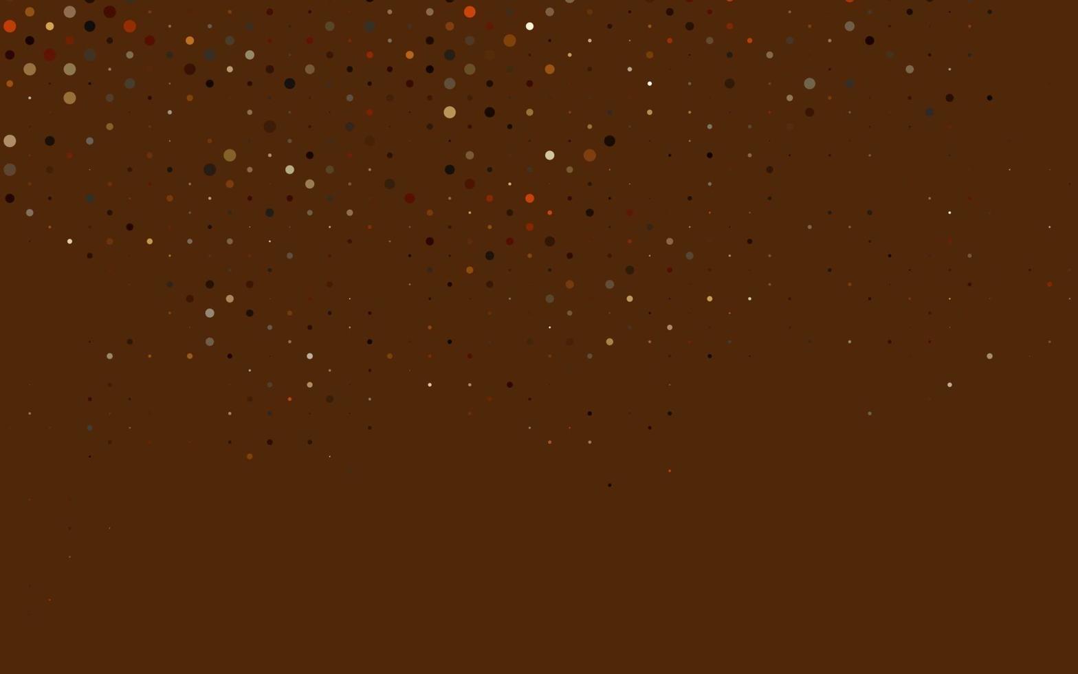 Light Orange vector texture with disks.